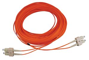 EATON TRIPP LITE N306-30M Fiber Optic Cable, 30 m, 62.5µm / 125µm, Multimode, 2 Fibers, SC Duplex to SC Duplex