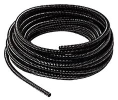 HUBBELL WIRING DEVICES B2125 Sleeving, Flexible, PVC (Polyvinylchloride), Black, 35.4 mm, 30.5 m, 100 ft
