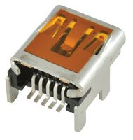 MOLEX 54819-0589 USB Connector, Mini USB Type B, USB 2.0, Receptacle, 5 Positions, Surface Mount, Right Angle