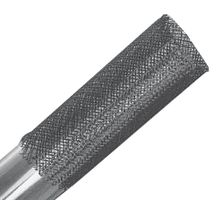 ABB - THOMAS & BETTS S500PC-0 Sleeving, Ty-Rap® Expandable, Braided, PET (Polyethylene Terephthalate), Black, 0.5 ", 30.5 m