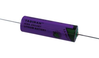 TADIRAN BATTERIES TL-5104/P Battery, 3.6 V, AA, Lithium, 2.1 Ah, Axial Leaded, 1