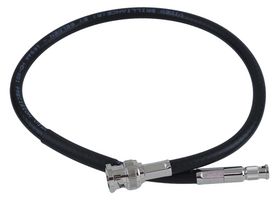 AMPHENOL RF 095-850-131-018 RF / Coaxial Cable Assembly, 18 ", 457 mm, Belden 1694A, HD-BNC Straight Plug, BNC Straight Plug