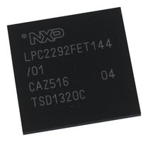 NXP LPC2292FET144/01,5 ARM MCU, LPC Family LPC2000 Series Microcontrollers, ARM7, 32 bit, 60 MHz, 256 KB, 144 Pins