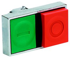 SCHNEIDER ELECTRIC ZB4BA7120 Switch Actuator, XB4 Series Double-Headed Pushbutton Switches, Harmony XB4 Series