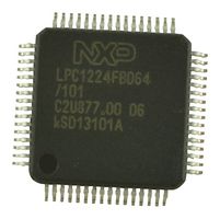 NXP LPC1224FBD64/101,1 ARM MCU, LPC Family LPC1200 Series Microcontrollers, ARM Cortex-M0, 32 bit, 50 MHz, 32 KB, 64 Pins