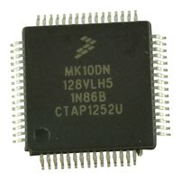 NXP MK10DN128VLH5R ARM MCU, K1 Baseline Series, Kinetis K Family K1x Series Microcontrollers, ARM Cortex-M4, 32 bit