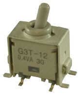 NKK SWITCHES G3T12AB Toggle Switch, On-On, SPDT, Non Illuminated, G3T Series, Panel Mount, 100 mA