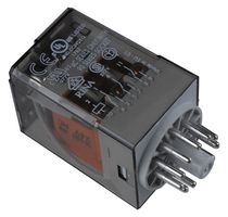 FINDER 60.13.8.024.0000 Power Relay, 3PDT, 24 VAC, 10 A, 60 Series, Socket
