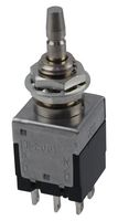 NKK SWITCHES EB2061 Pushbutton Switch, EB Series, 6.4 mm, DPDT, On-(On), Plunger for Cap