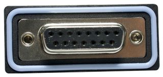 AMPHENOL LTW SDB-15PFFS-SL8001 D Sub Connector, DB15, Standard, Receptacle, SDB Series, 15 Contacts, DA, Solder Cup