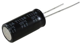 RUBYCON 450PX10MEFC10X20 Electrolytic Capacitor, PX Series, 10 µF, 450 V, ± 20%, Radial Leaded, 2000 hours @ 105°C, Polar