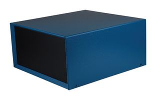 HAMMOND 1426Q-B Metal Enclosure, 1426 Series, Rear Panel / Bottom Vented, Instrument, Steel, 139.7 mm, 279 mm