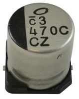 NICHICON UCZ1C471MCL1GS SMD Aluminum Electrolytic Capacitor, Radial Can - SMD, 470 µF, 16 V, 0.15 ohm, 2000 hours @ 85°C