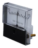 JEWELL / MODUTEC OMS-DVV-15U15-U Analog Panel Meter, Self Shielded, No Spec Calibration Needed, DC Voltage, 21.74 mm, 36.68 mm