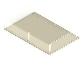SERPAC 093C Plastic Enclosure, Handheld, ABS, Polycarbonate, 48 mm, 161 mm, 241 mm, IP40