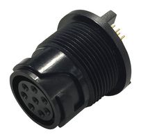 BULGIN LIMITED PXP4013/10S/PC Circular Connector, Circular Power Connector, Buccaneer 4000 Series, Panel Mount Receptacle