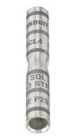 PANDUIT SCL4-L Butt Splice, Pan-Lug SCL Series, 4 AWG, 2 AWG, Uninsulated