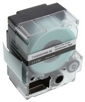 PANDUIT T150X000YKM-BK LABEL TAPE, PET, 1.5" X 30FT, BLACK/CLER