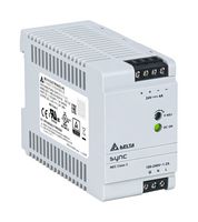 DELTA ELECTRONICS DRS-24V100W1NR AC/DC DIN Rail Power Supply (PSU), 22V to 24V, ITE, 1 Output, 91.2 W, 24 V, 3.8 A