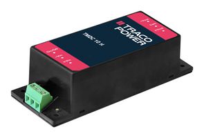 TRACO POWER TMDC 10-7212H Isolated Chassis Mount DC/DC Converter, ITE, Module, 2:1, 10 W, 1 Output, 12 V