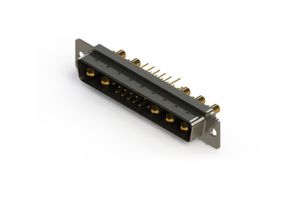 EDAC 627-17W5224-3T1 Combination Layout D Sub Connector, 627C Series, DC-17W5, Plug, 17 Contacts, 12 Signal, 5 Power