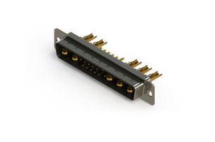 EDAC 627-17W5622-2N1 Combination Layout D Sub Connector, 627C Series, DC-17W5, Plug, 17 Contacts, 12 Signal, 5 Power