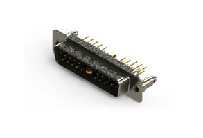EDAC 627-21W1224-1ND Combination Layout D Sub Connector, 627C Series, DB-21W1, Plug, 21 Contacts, 20 Signal, 1 Power