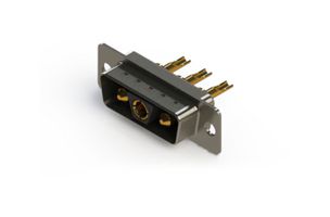EDAC 627-3WK3622-1T1 Combination Layout D Sub Connector, 627C Series, DA-3W3K, Plug, 3 Contacts, 3 Power, Solder Cup