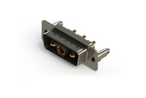 EDAC 627-3WK3224-1T5 Combination Layout D Sub Connector, 627C Series, DA-3W3K, Plug, 3 Contacts, 3 Power, Solder