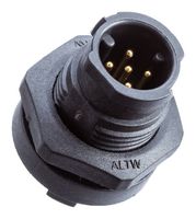 AMPHENOL LTW AZ-17PMMS-QC8001 Circular Connector, Standard Circular Connector, X-Lok Series, Panel Mount Plug, 17 Contacts