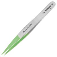 EXCELTA 00-SA-SE-TC15 Tweezers, Precision, Straight, Pointed, 112.5 mm, Stainless Steel