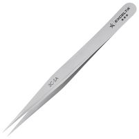 EXCELTA 3C-SA-MP Tweezers, Precision, ESD, Straight, Pointed, 106.25 mm, Stainless Steel