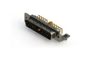 EDAC 629-21W1240-4N3 Combination Layout D Sub Connector, 629C Series, DB-21W1, Plug, 21 Contacts, 20 Signal, 1 Power