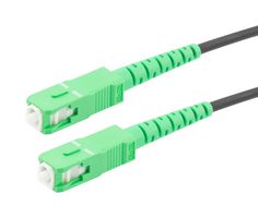 L-COM FCA-SSCASCAS5 Fiber Optic Cable, Singlemode, 1 Fibers, 9µm / 125µm, SC Simplex to SC Simplex, 16.4ft