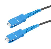 L-COM FCA-SSCUSCUS2 Fiber Optic Cable, Singlemode, 1 Fibers, 9µm / 125µm, SC Simplex to SC Simplex, 6.6ft