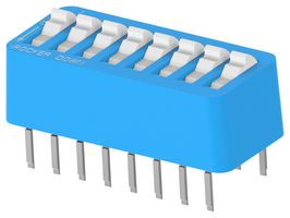 ALCOSWITCH - TE CONNECTIVITY 5435640-5 DIP / SIP Switch, 8 Circuits, Rocker, Through Hole, SPST, 40 V, 1 A
