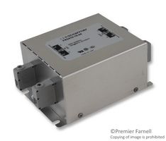 TE CONNECTIVITY - SCHAFFNER FN2410-16-44 Power Line Filter, Chassis, General Purpose, 250 VAC, 16 A, Single Phase, 1 Stage, Chassis Mount