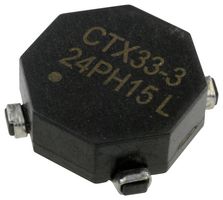 EATON ELECTRONICS CTX33-3-R Inductor, Power, 32.86 µH, 20%, 0.083 ohm, 960 mA, 11.43mm x 11.43mm x 4.83mm