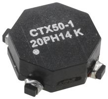 EATON ELECTRONICS CTX50-1-R Inductor, Power, 50.63 µH, 20%, 0.365 ohm, 640 mA, 8.89mm x 8.89mm x 4.19mm