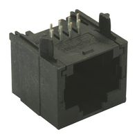 TE CONNECTIVITY - AMP 1-406525-1 Modular Connector, R/A, RJ45 Jack, 1 x 1 (Port), 8P8C, Cat5, Through Hole Mount