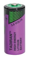 TADIRAN BATTERIES TLH-5955/S Battery, 3.6 V, 2/3AA, Lithium, 1.4 Ah, Raised Positive and Flat Negative, 1