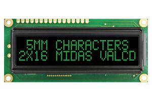 MIDAS DISPLAYS MC21605G12W-VNMLG