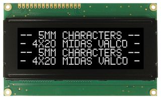 MIDAS DISPLAYS MC42005A12W-VNMLW