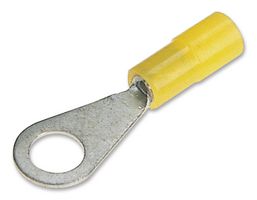 MULTICOMP PRO DNR05-3 Ring Tongue Terminal, M3, #5, 20 AWG, 0.5 mm², DNR, Yellow