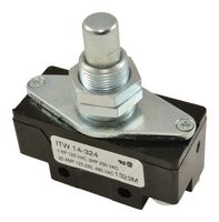 ITW SWITCHES 14-324 Microswitch, Snap Action, Overtravel Plunger, SPDT, Screw, 20 A