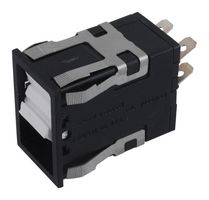 HONEYWELL AML34EBA4AC01 Rocker Switch, On-Off, DPST, Non Illuminated, Panel Mount, Black, AML34 Series