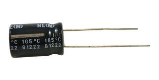 NICHICON UHE1C681MPD6TD Electrolytic Capacitor, Miniature, 680 µF, 16 V, ± 20%, PC Pin, 1000 hours @ 85°C, Polar