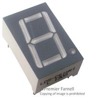 LUMEX LDS-C516RI 7 Segment LED Display, InfoVue, Red, 10 mA, 1.8 V, 13.3 mcd, 1, 14.22 mm