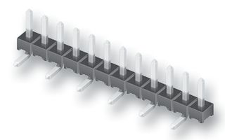SAMTEC TMM-120-01-G-S-SM-P-TR Pin Header, Board-to-Board, 2 mm, 1 Rows, 20 Contacts, Surface Mount, TMM Series