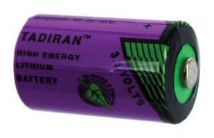 TADIRAN BATTERIES TL-2150/C Battery, 3.6 V, 1/2AA, Lithium, 1 Ah, Wire Leads